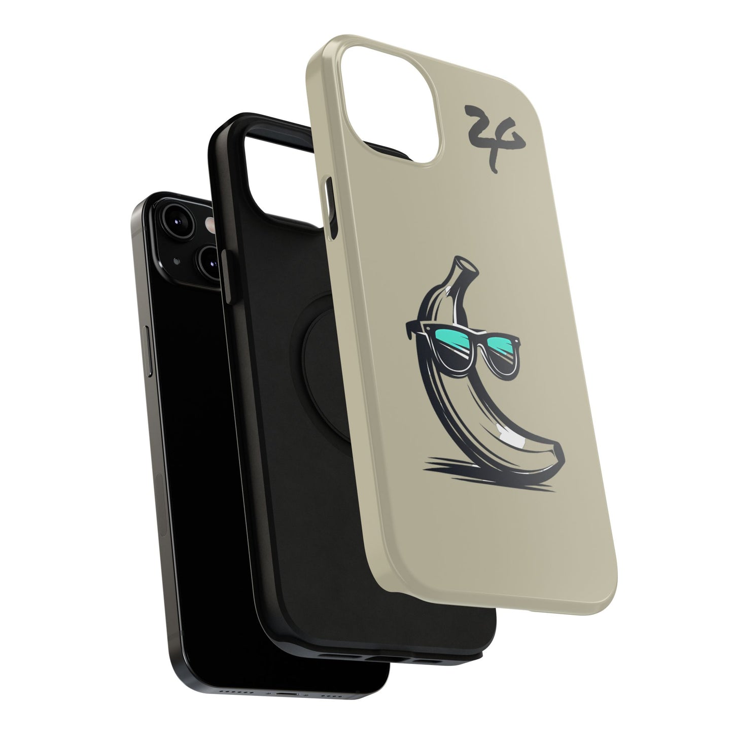 2 Tired Gorillaz, (2TG Sigma Banana) Impact-Resistant Cases (Fresh/black)