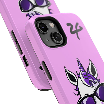 2 Tired Gorillaz, (2TG Lina Unicorn) Impact-Resistant Cases (Cotton Candy)