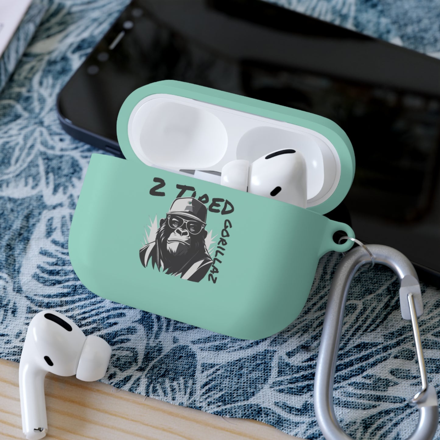 2 Tired Gorillaz, AirPods and AirPods Pro Case Cover