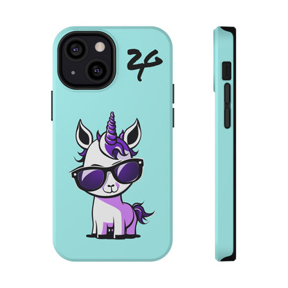 2 Tired Gorillaz, (2TG Lina Unicorn) Impact-Resistant Cases (Sky)