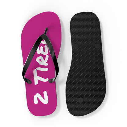 2 Tired Gorillaz, Flip Flops (Dark Pink)