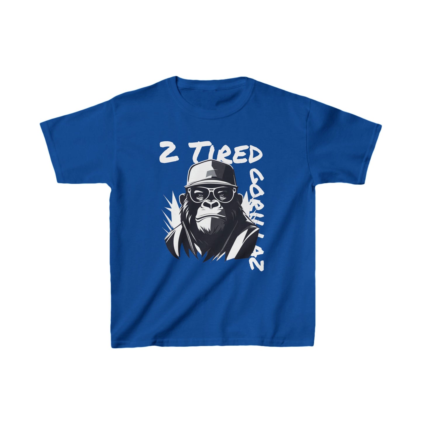 2 Tired Gorillaz, Kids Heavy Cotton™ Tee