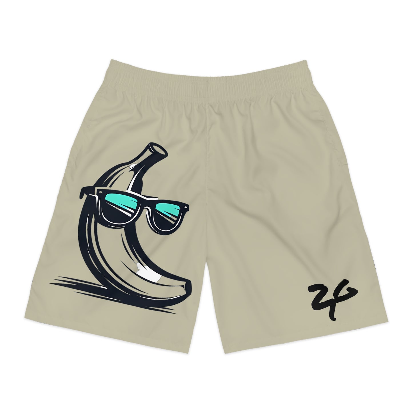 2 Tired Gorillaz (2TG, Fresh Banana), Men's Running Shorts