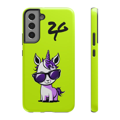 2 Tired Gorillaz, (2TG Lina Unicorn) Impact-Resistant Cases (Neon)