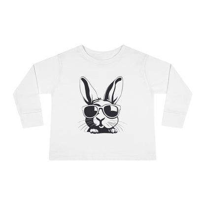 2 Tired Gorillaz, (Bish Bunny) Toddler Long Sleeve Tee