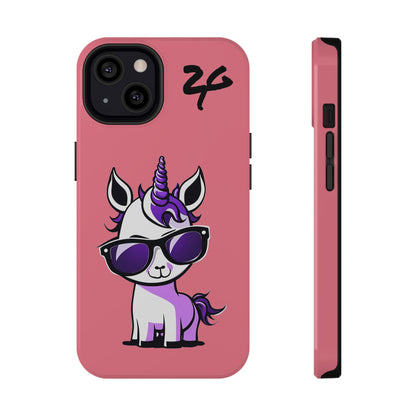 2 Tired Gorillaz, (2TG Lina Unicorn) Impact-Resistant Cases (Bubblegum)