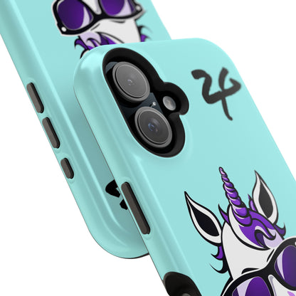 2 Tired Gorillaz, (2TG Lina Unicorn) Impact-Resistant Cases (Sky)