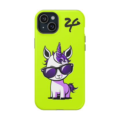 2 Tired Gorillaz, (2TG Lina Unicorn) Impact-Resistant Cases (Neon)