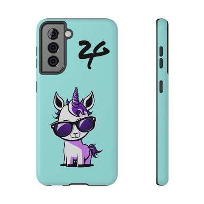 2 Tired Gorillaz, (2TG Lina Unicorn) Impact-Resistant Cases (Sky)