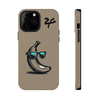 2 Tired Gorillaz, (2TG Sigma Banana) Impact-Resistant Cases (Sandy/black)