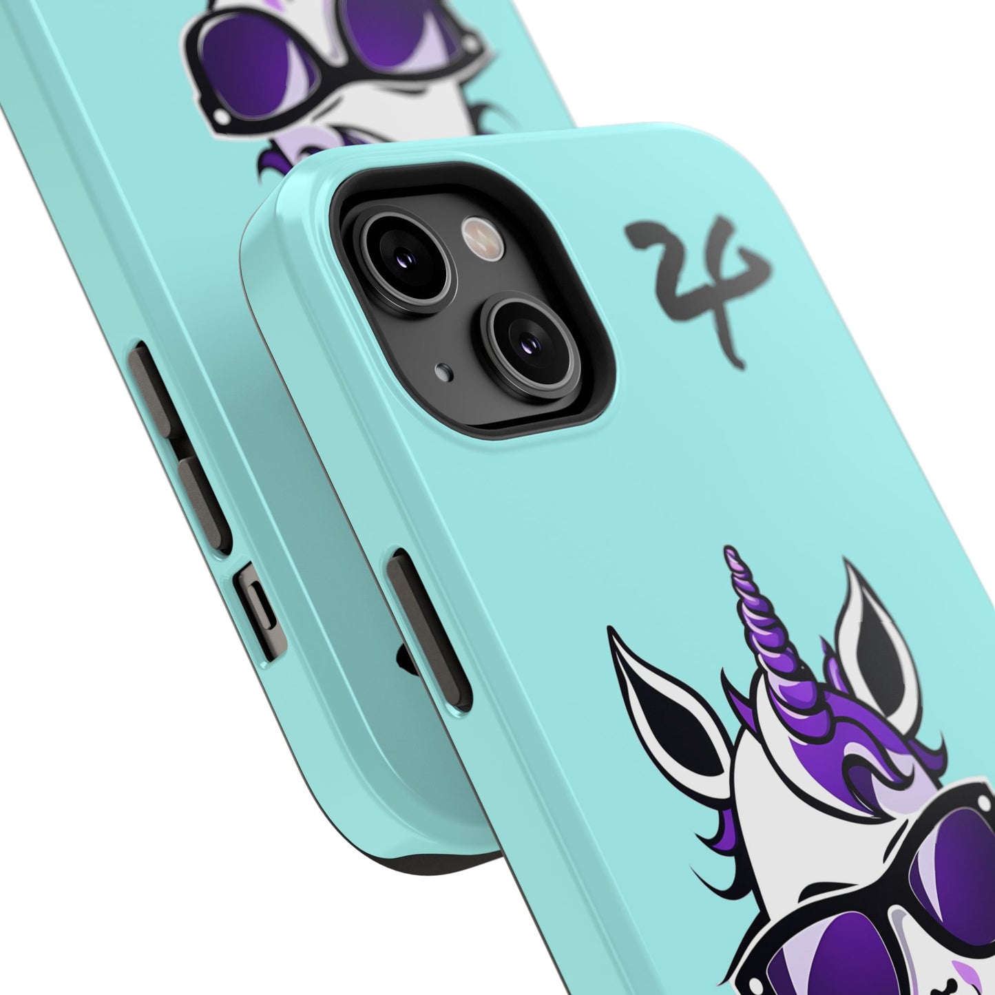 2 Tired Gorillaz, (2TG Lina Unicorn) Impact-Resistant Cases (Sky)