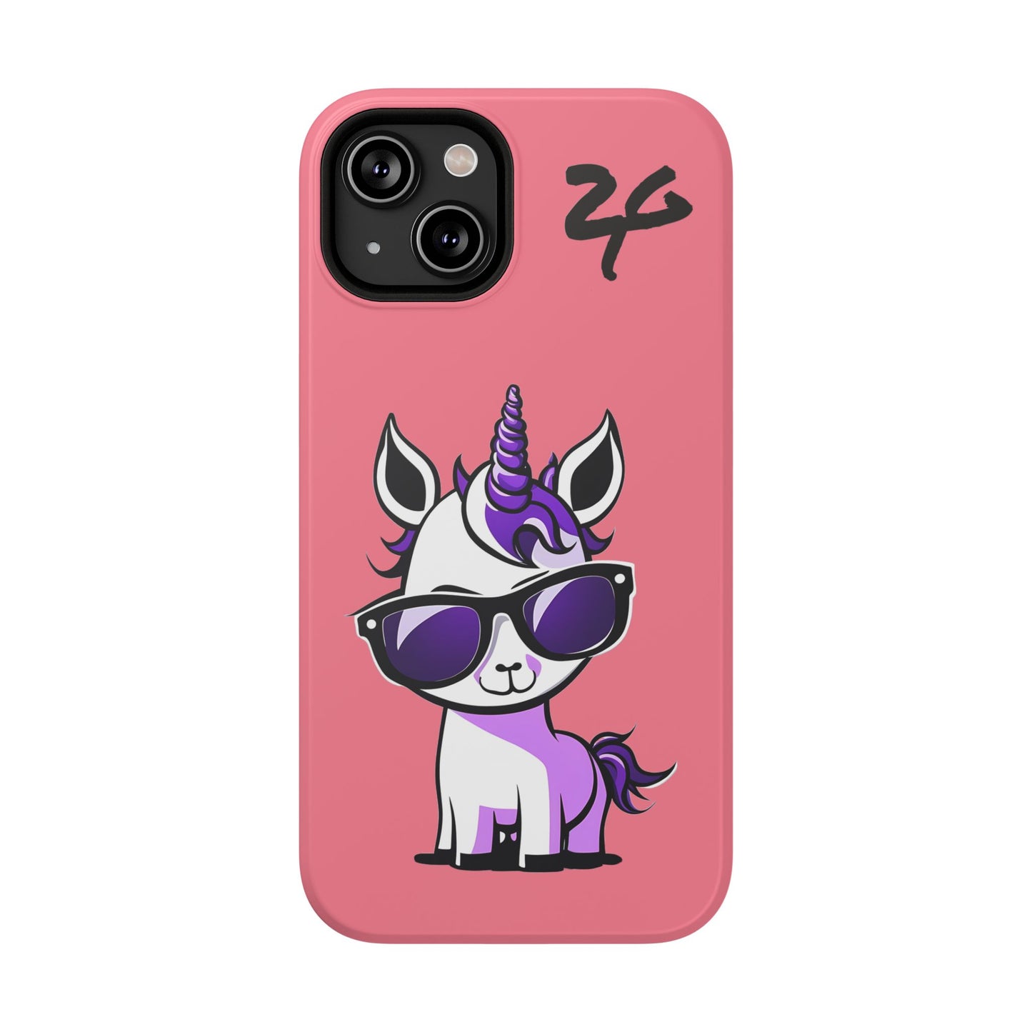 2 Tired Gorillaz, (2TG Lina Unicorn) Impact-Resistant Cases (Bubblegum)