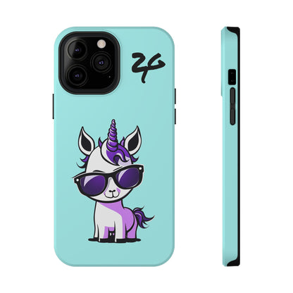 2 Tired Gorillaz, (2TG Lina Unicorn) Impact-Resistant Cases (Sky)