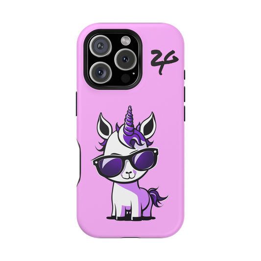 2 Tired Gorillaz, (2TG Lina Unicorn) Impact-Resistant Cases (Cotton Candy)