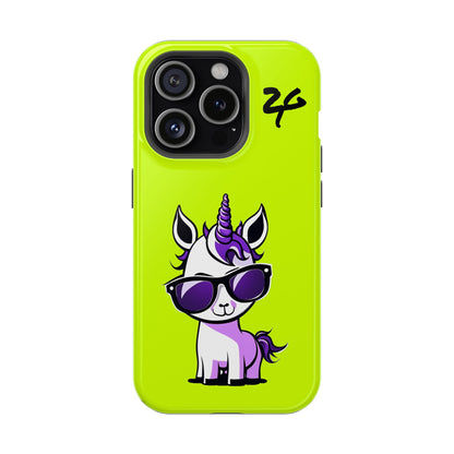 2 Tired Gorillaz, (2TG Lina Unicorn) Impact-Resistant Cases (Neon)