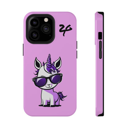 2 Tired Gorillaz, (2TG Lina Unicorn) Impact-Resistant Cases (Cotton Candy)