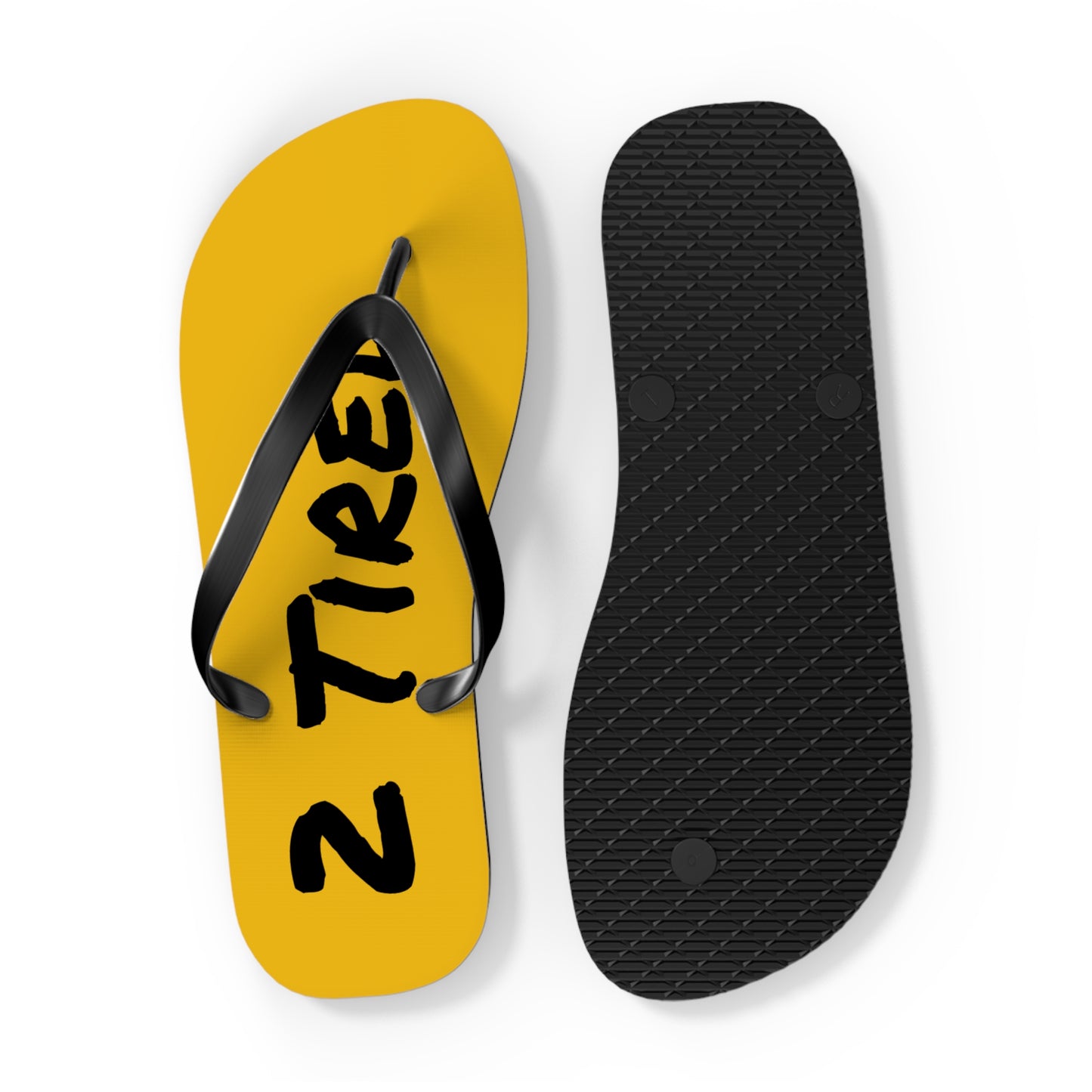 2 Tired Gorillaz, Flip Flops (Yellow)