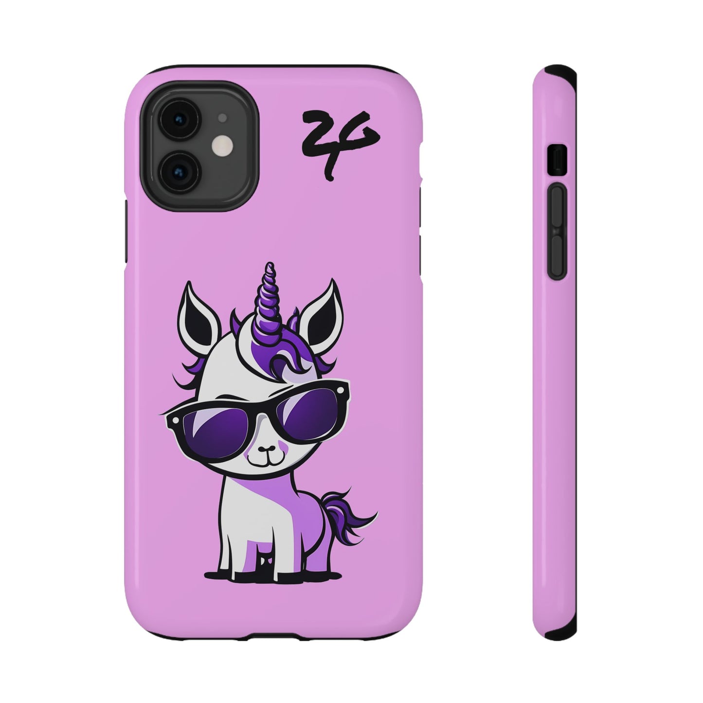 2 Tired Gorillaz, (2TG Lina Unicorn) Impact-Resistant Cases (Cotton Candy)