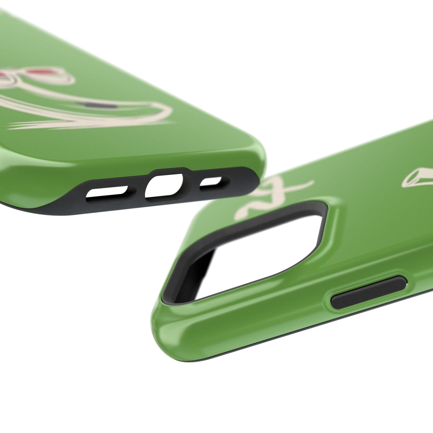 2 Tired Gorillaz, (2TG Sigma Banana) Impact-Resistant Cases (Green)