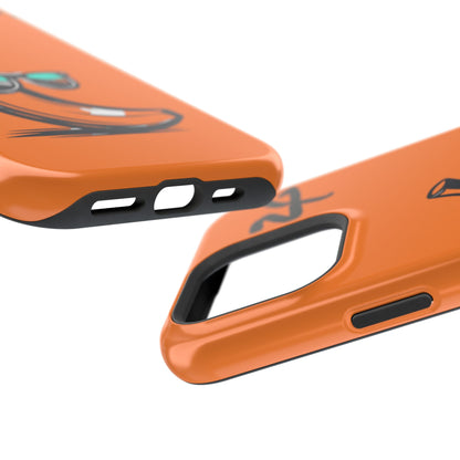 2 Tired Gorillaz, (2TG Sigma Banana) Impact-Resistant Cases (Orange/Black)