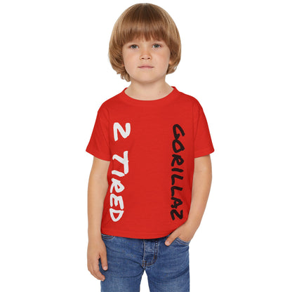 2 Tired Gorillaz, Heavy Cotton™ Toddler T-shirt