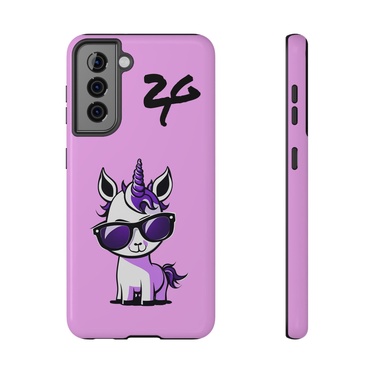 2 Tired Gorillaz, (2TG Lina Unicorn) Impact-Resistant Cases (Cotton Candy)