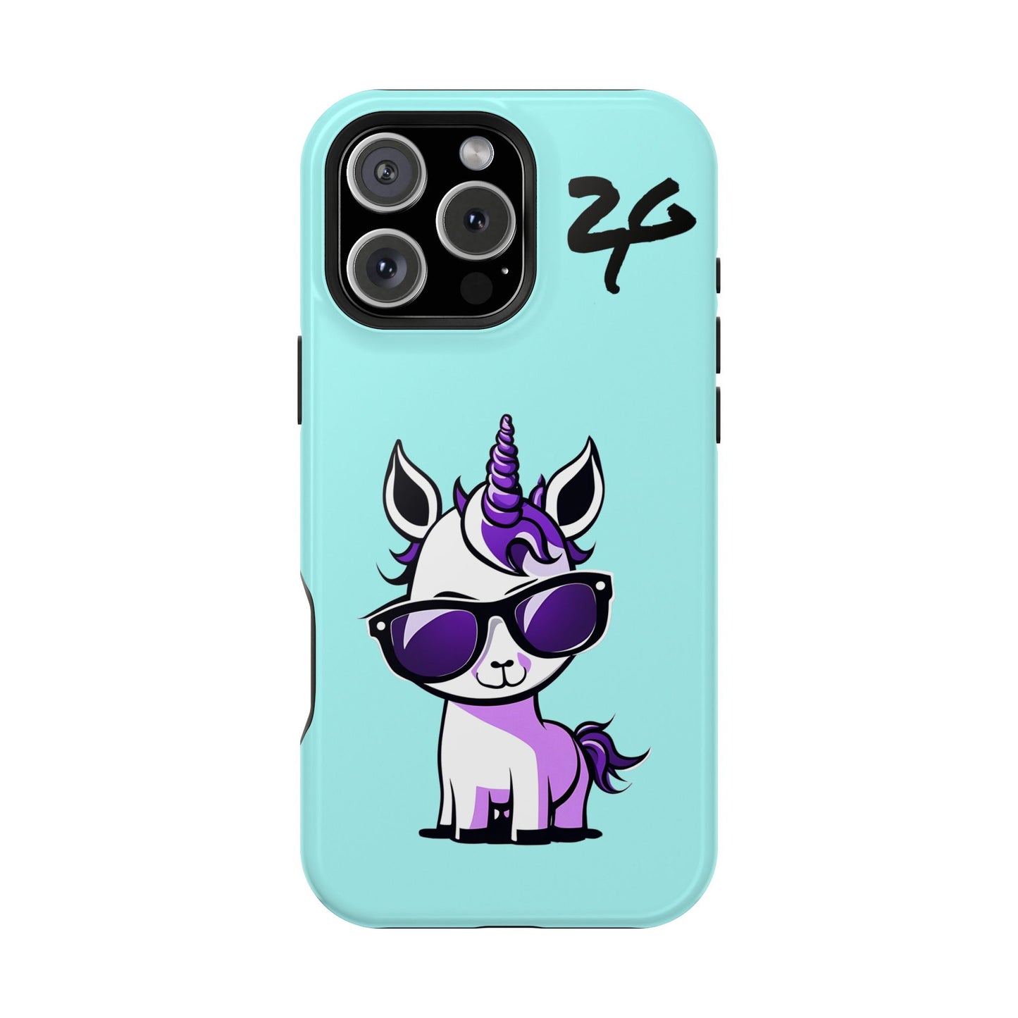 2 Tired Gorillaz, (2TG Lina Unicorn) Impact-Resistant Cases (Sky)