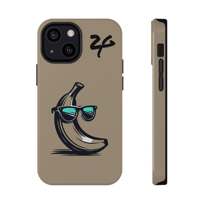 2 Tired Gorillaz, (2TG Sigma Banana) Impact-Resistant Cases (Sandy/black)