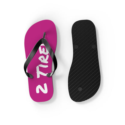 2 Tired Gorillaz, Flip Flops (Dark Pink)