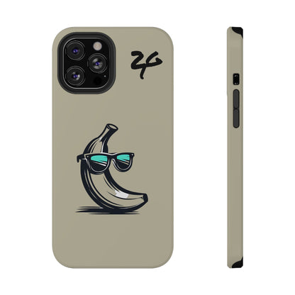 2 Tired Gorillaz, (2TG Sigma Banana) Impact-Resistant Cases (Fresh/black)