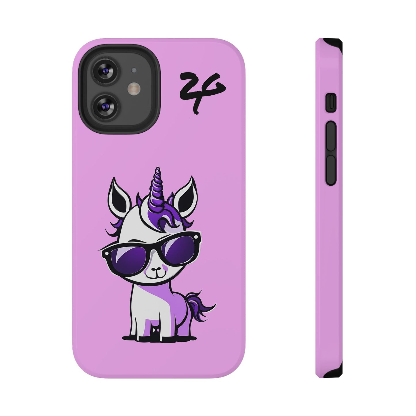 2 Tired Gorillaz, (2TG Lina Unicorn) Impact-Resistant Cases (Cotton Candy)