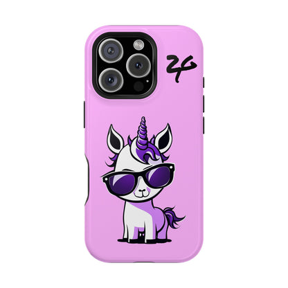 2 Tired Gorillaz, (2TG Lina Unicorn) Impact-Resistant Cases (Cotton Candy)