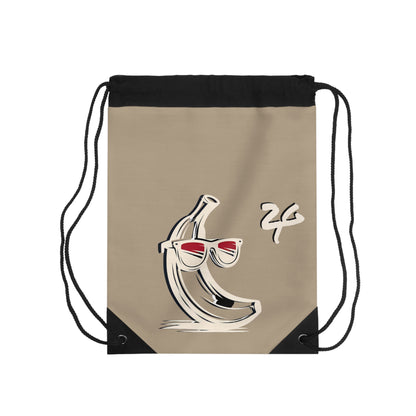 2 Tired Gorillaz, (2TG, Sandy Banana) Drawstring Bag