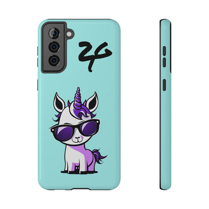 2 Tired Gorillaz, (2TG Lina Unicorn) Impact-Resistant Cases (Sky)