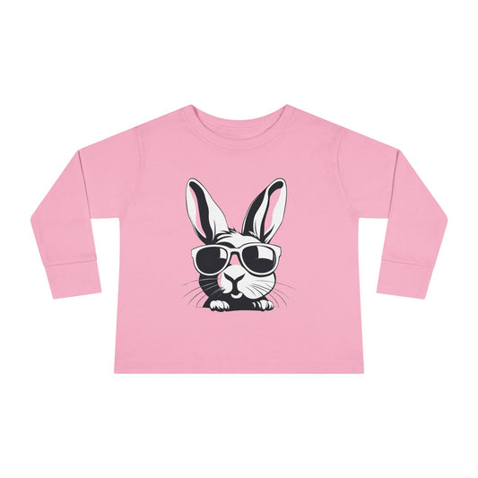 2 Tired Gorillaz, (Bish Bunny) Toddler Long Sleeve Tee