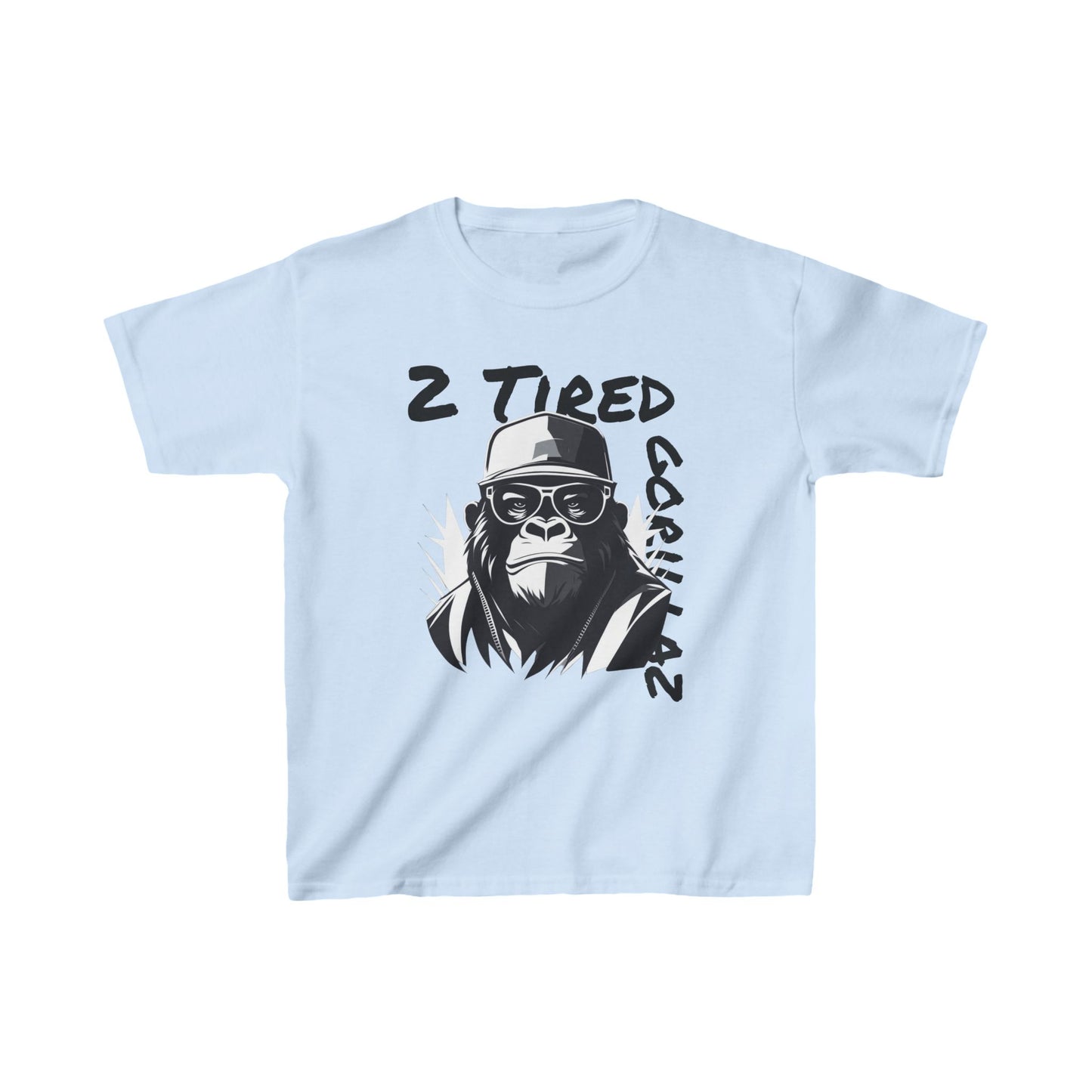 2 Tired Gorillaz, Kids Heavy Cotton™ Tee