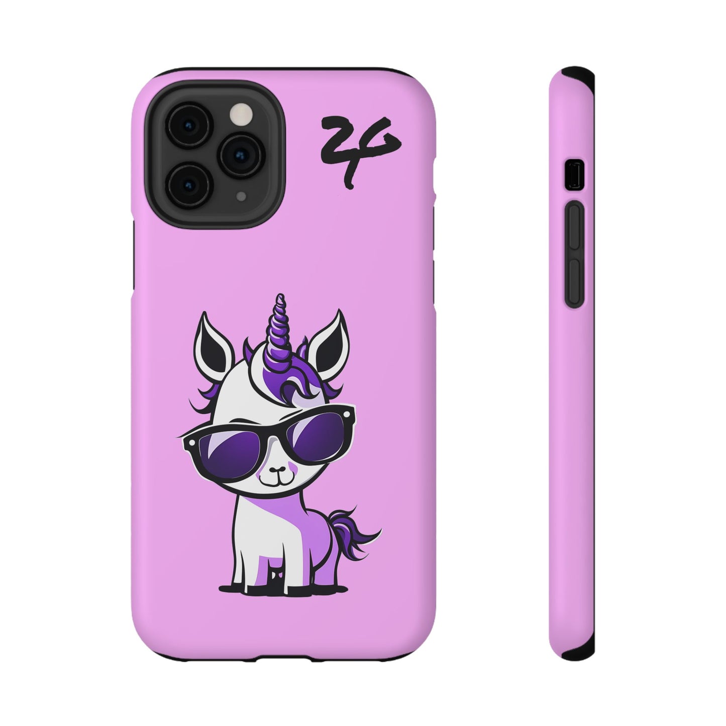 2 Tired Gorillaz, (2TG Lina Unicorn) Impact-Resistant Cases (Cotton Candy)