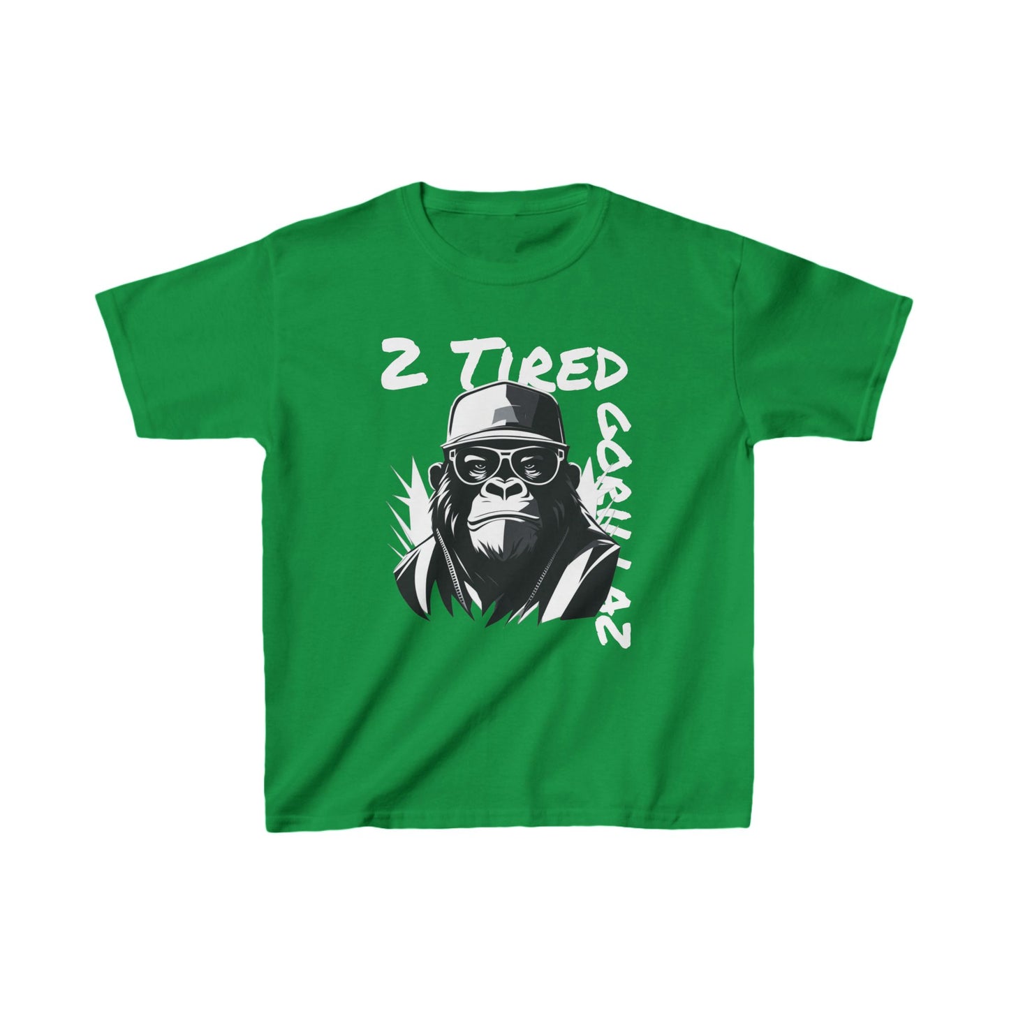 2 Tired Gorillaz, Kids Heavy Cotton™ Tee