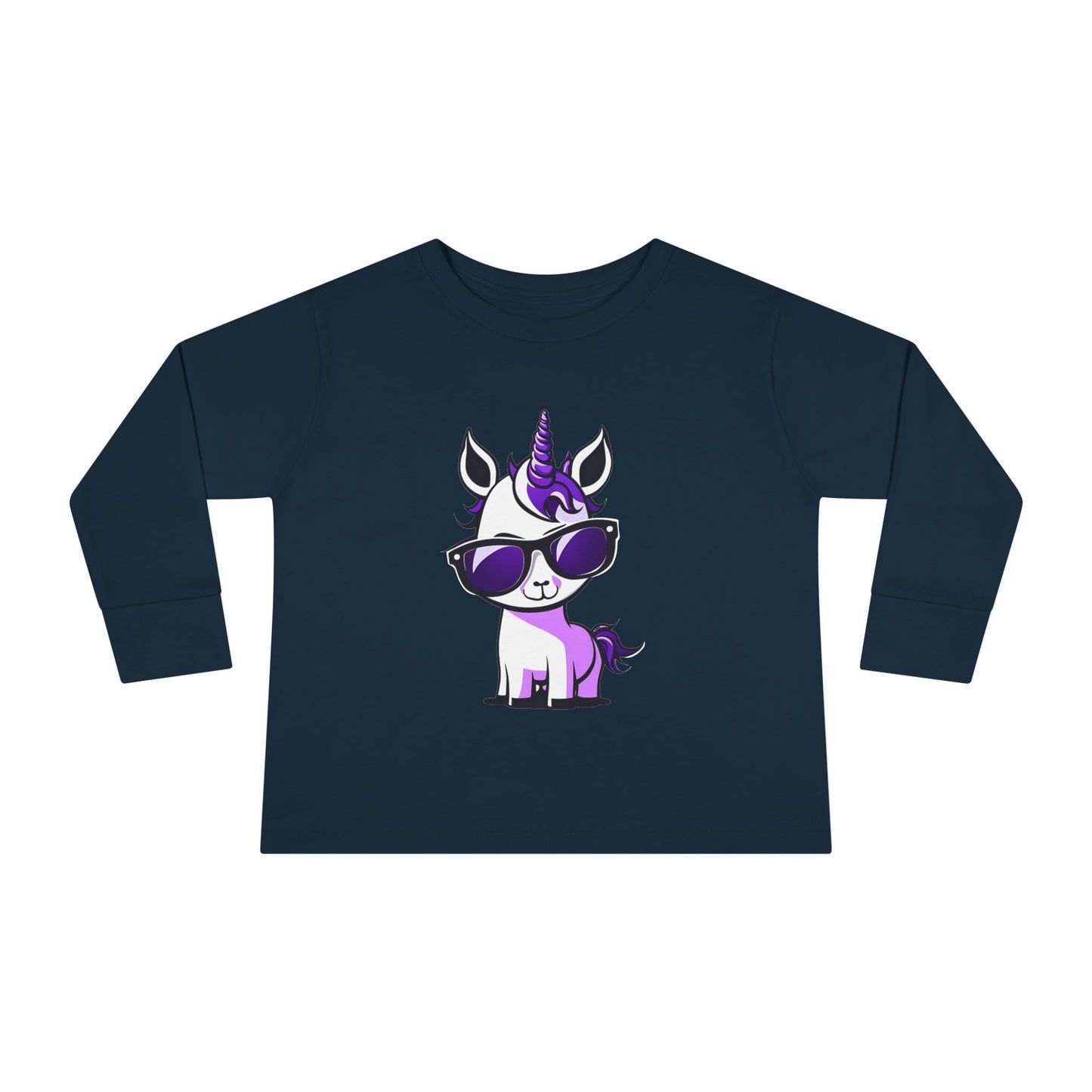 2 Tired Gorillaz, (Lina Unicorn) Toddler Long Sleeve Tee