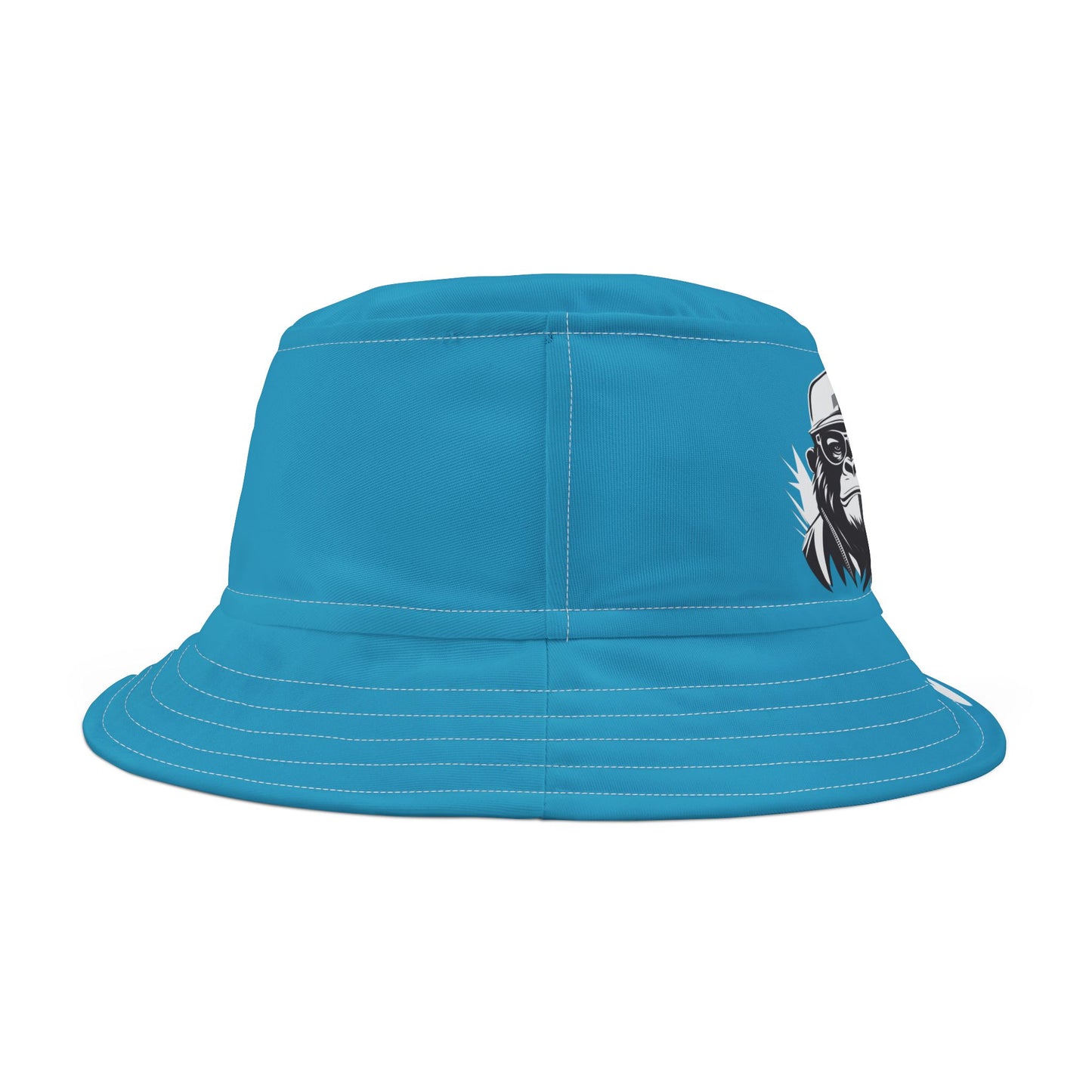 2 Tired Gorillaz, Bucket Hat (Turquoise)