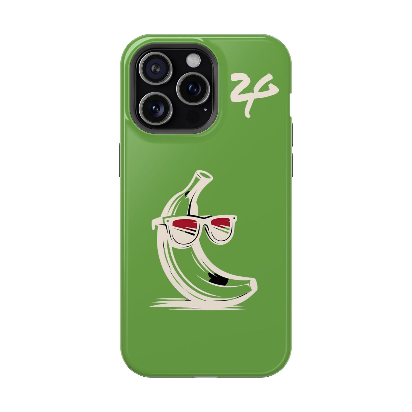 2 Tired Gorillaz, (2TG Sigma Banana) Impact-Resistant Cases (Green)