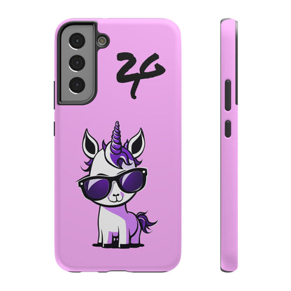 2 Tired Gorillaz, (2TG Lina Unicorn) Impact-Resistant Cases (Cotton Candy)