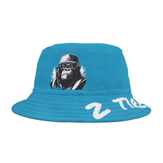 2 Tired Gorillaz, Bucket Hat (Turquoise)