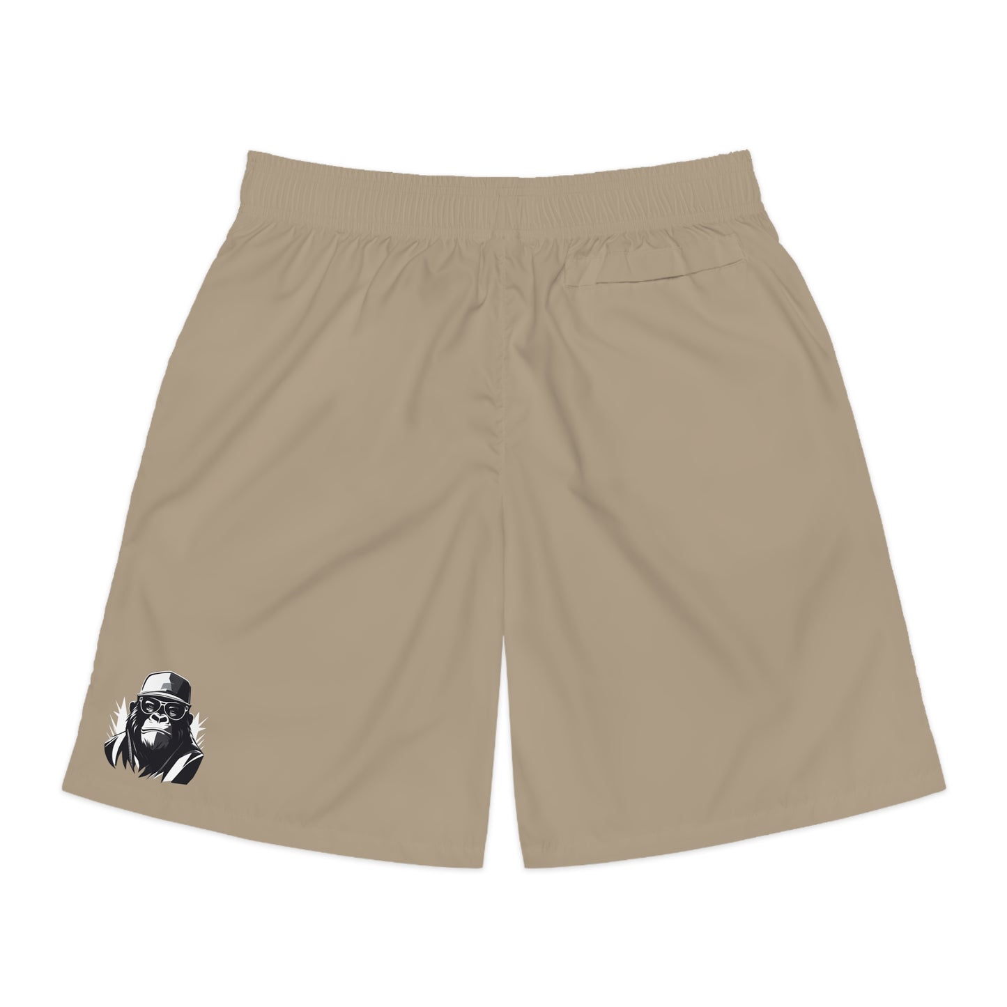 2 Tired Gorillaz (2TG, Sandy Banana), Men's Running Shorts