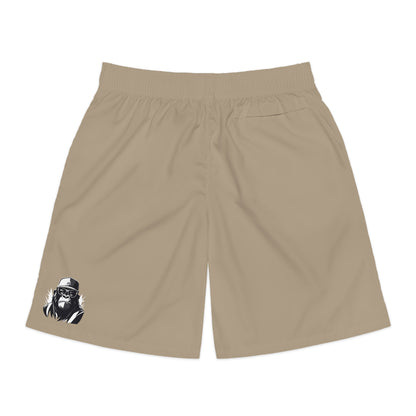 2 Tired Gorillaz (2TG, Sandy Banana), Men's Running Shorts