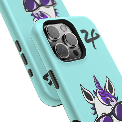 2 Tired Gorillaz, (2TG Lina Unicorn) Impact-Resistant Cases (Sky)