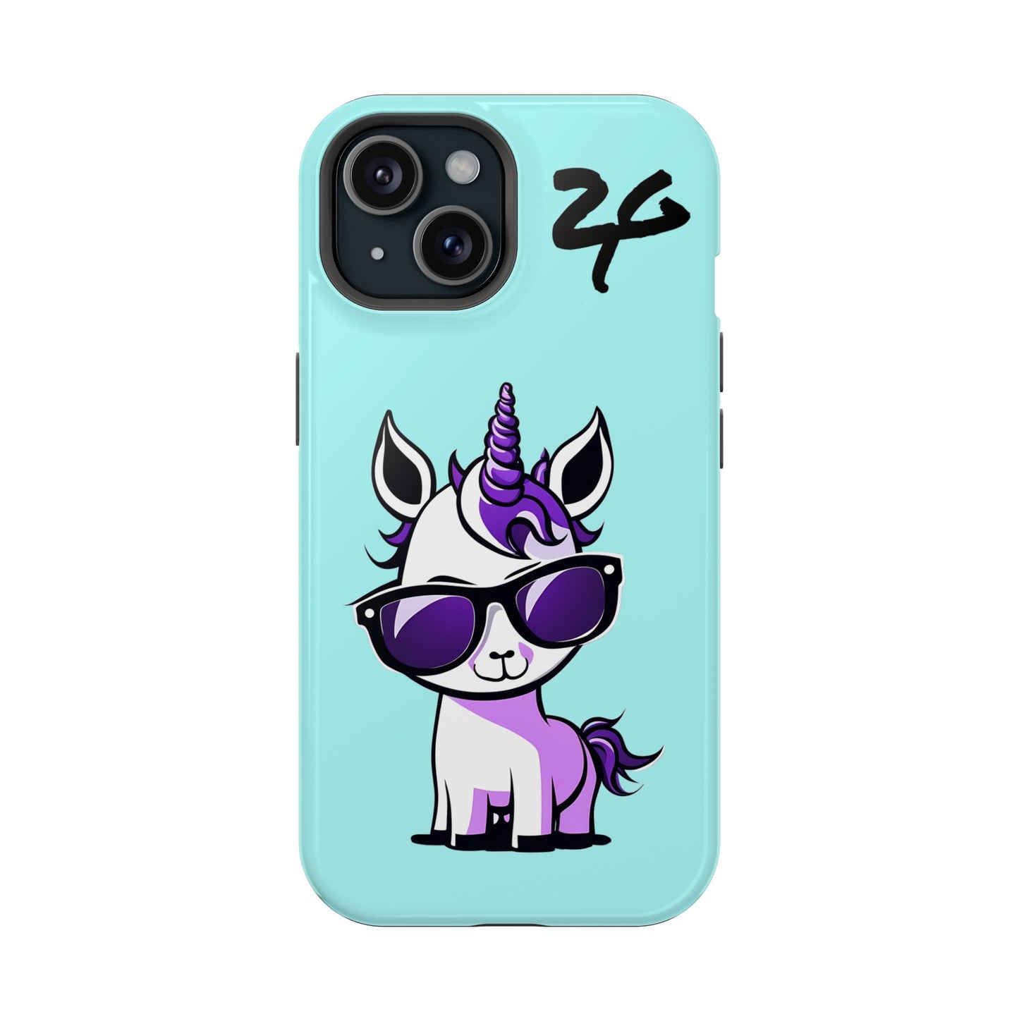 2 Tired Gorillaz, (2TG Lina Unicorn) Impact-Resistant Cases (Sky)