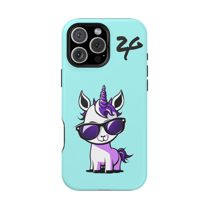 2 Tired Gorillaz, (2TG Lina Unicorn) Impact-Resistant Cases (Sky)