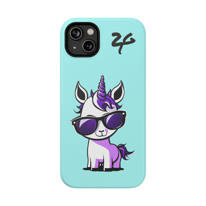 2 Tired Gorillaz, (2TG Lina Unicorn) Impact-Resistant Cases (Sky)