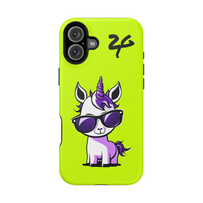 2 Tired Gorillaz, (2TG Lina Unicorn) Impact-Resistant Cases (Neon)